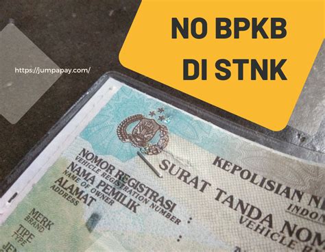 7 Cara Kilat Cek No BPKB Kendaraan, Nomor 5 Bikin Kaget!