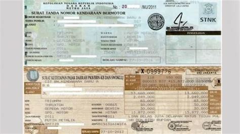 7 Perbedaan STNK dan BPKB yang Bikin Kamu Melongo, Nomor 5 Jangan Sampai Salah!