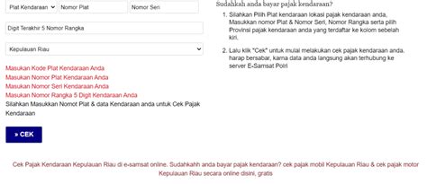 5 Cara Cek Online Kendaraan Bermotor: Bebas Ribet! 5 Cara Cek Online Kendaraan Bermotor: Bebas Ribet!