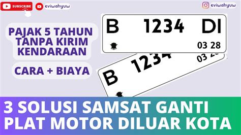 5 Langkah Kilat Ganti Plat Nomor di Samsat, Gak Pake Ribet! 5 Langkah Kilat Ganti Plat Nomor di Samsat, Gak Pake Ribet!